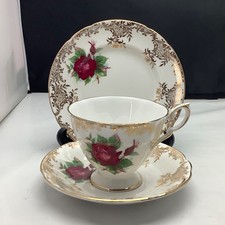 VINTAGE CHINA TEA TRIOS  -