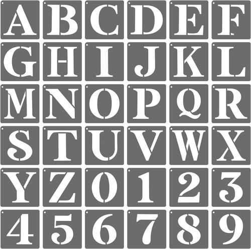 Inch plastic letter and - inch,