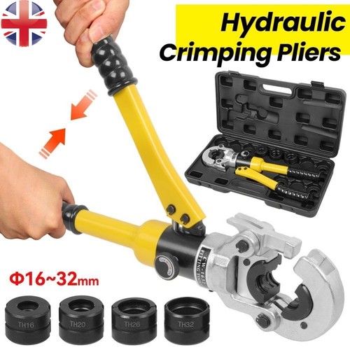 Hydraulic crimping pliers - crimping,