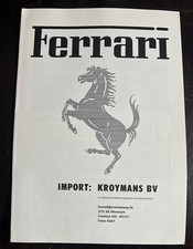1979 Ferrari Sales Brochure 308 GT4 GTB GTS 400GT BB512 312T Netherlands Dutch