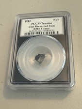1912 PCGS Certified Genuine Coal Recovered from RMS Titanic