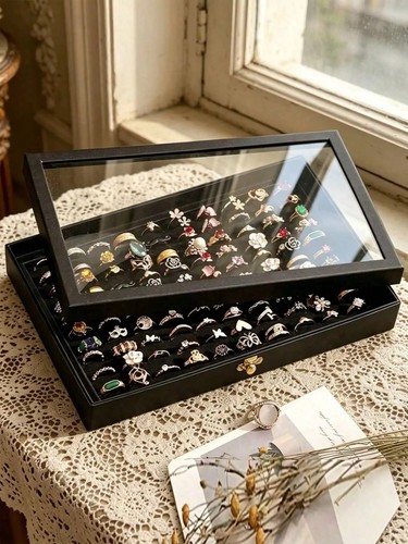 100 slot jewelry ring display - jewelry,