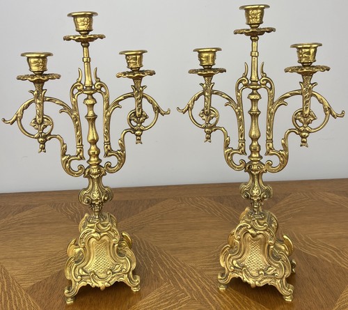 Candelabras vintage french - candelabras,
