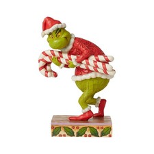 The Grinch by Jim Shore Figurine - Grinch Stealing Candy Canes 6008888