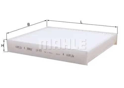 Cabin filter particulate - cabin,