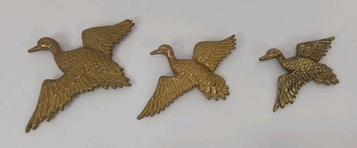 Vintage brass ducks - vintage,