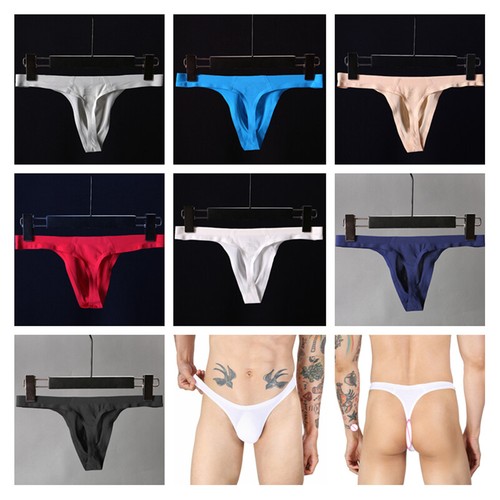 Men ice silk pouch briefs - men,