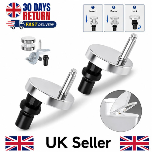 Toilet seat fixings quick - toilet,