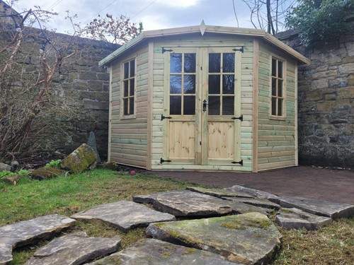 7x7 corner house summerhouse - 7x7,