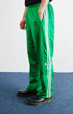MENS ADIDAS ORIGINALS ADIBREAK POPPER  TRACKPANTS GREEN BNWT  XL,XXL  LAST 2