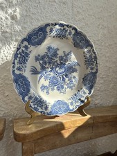 Vintage Round Ridgway Blue