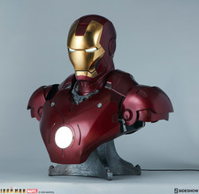 Marvel Sideshow Iron Man MARK III LIFE-SIZE BUST Statue FIGURE Avengers X-MEN