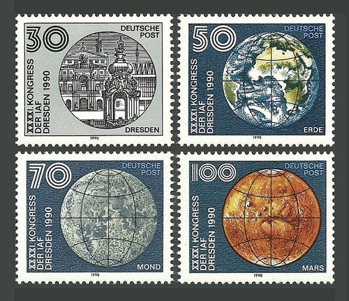 East germany ddr stamps - stamps, 1990