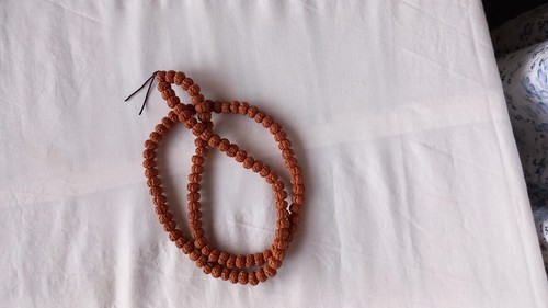 Rudraksha mala rosary necklace - rudraksha,