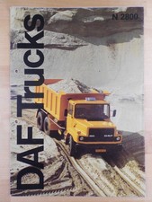 DAF N2800 Brochure 1980