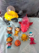 OCTONAUTS Bundle - Gup D Drill - Tiger Shark Vehicle & Character Figures (S696