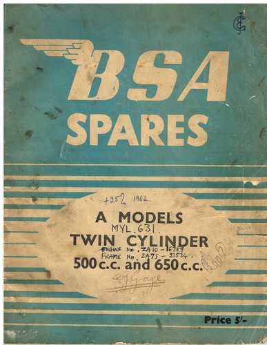 Bsa a10 incl - star, twin