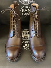 JOSEPH CHEANEY, BRAND NEW ,SIZE 9 , MOCHA CALF LEATHER , OXFORD TOE , DERBY BOOT