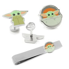 Star Wars Grogu Cufflinks, Tie