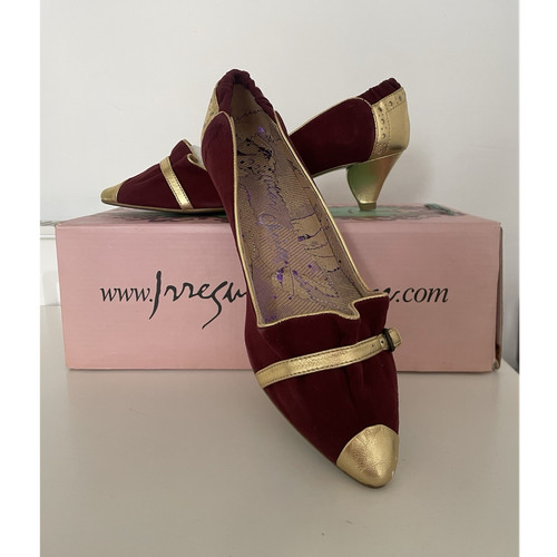 Irregular choice burgundy gold - irregular,