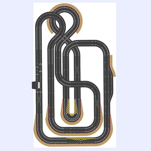 Scalextric set layout - scalextric,