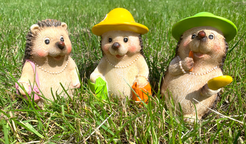Hedgehog garden ornament - hedgehog,