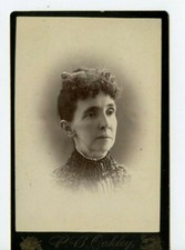 Vintage Cabinet Card Severe