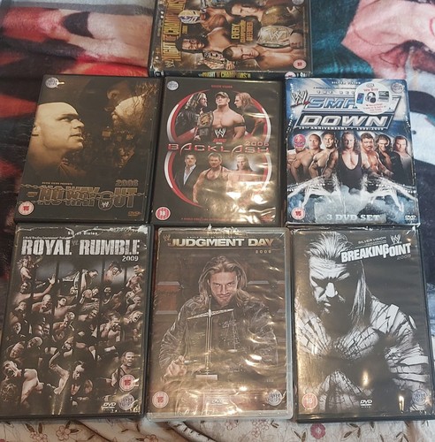 Wwe wrestling dvds job lot - wrestling,