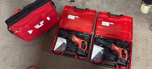 Hilti sr6 red black fabric - hilti,