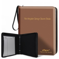 Acid-free Binder Storage Pages Zipper Album For 120 35mm 4x5 8x10 Photo Sleeves