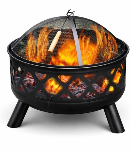 61cm outdoor fire pit - outdoor, garden