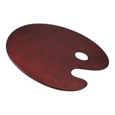 1pc Painting Pigment Pallet Tray Wooden Pigment Tray Color Mixing Plate