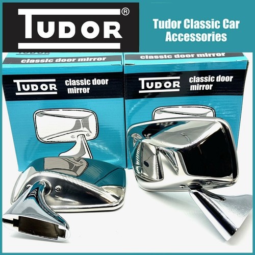 Pair tudor polished stainless - polished,