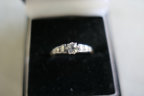 Edwardian 18ct gold platinum - edwardian,