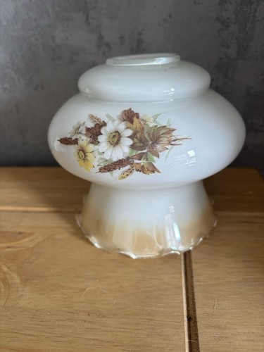 Vintage milk opaque - vintage, lamp