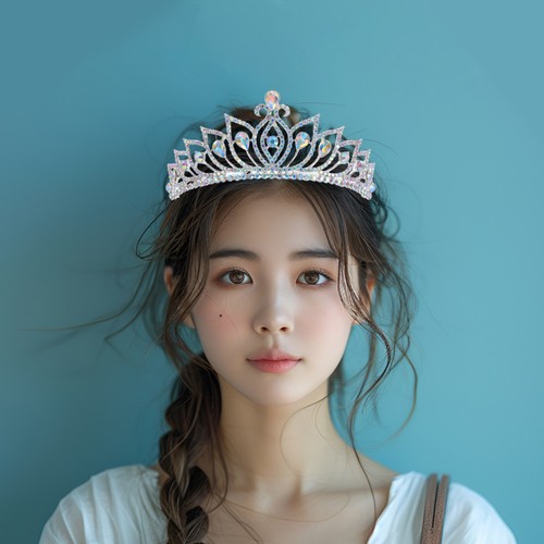 Crown with side - side, comb