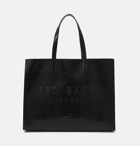 Ted baker black leather - black, tote