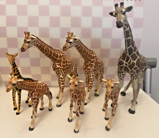 Set of 5 Schleich Giraffe