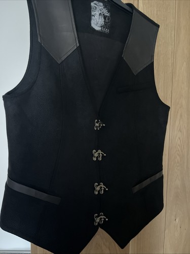 Gothic punk rave waistcoat - gothic,
