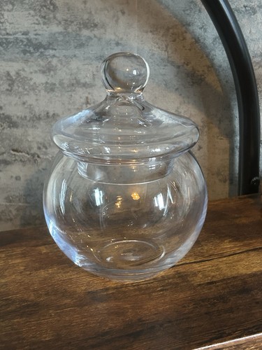 Clear glass apothecary candy - clear,