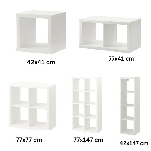 New ikea kallax white shelving - kallax,