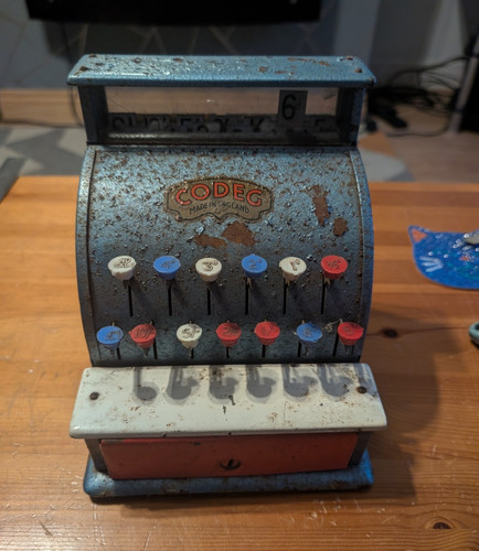 Codeg 1950s vintage metal toy - codeg,