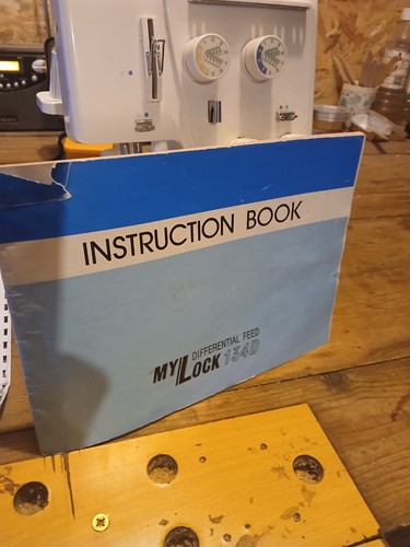 Overlocker sewing machine used - machine,