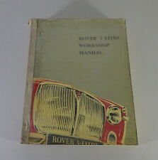 Workshop Manual Rover 3 Litre