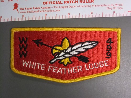Boy scout 499 - white, feather