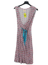 Avoca A-Line Midi Dress UK10 in Multi