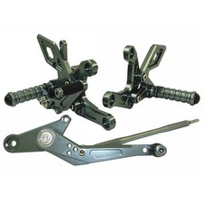 Titanio pedane arretrate regolabili rearsets per HONDA CBR500R CB 500 F/FA/X/XA