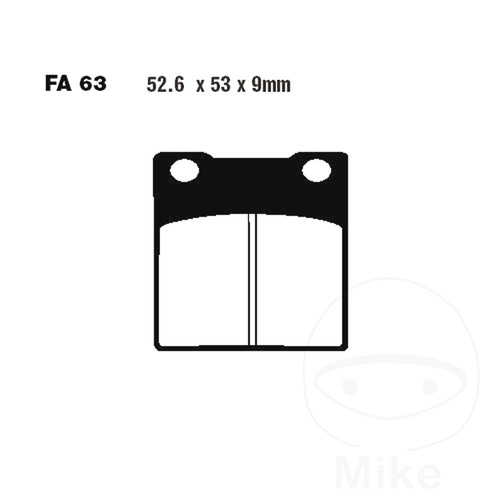Ebc brake pads standard fa063 - standard,