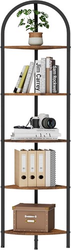 Tier arched corner shelf - 5-tier,