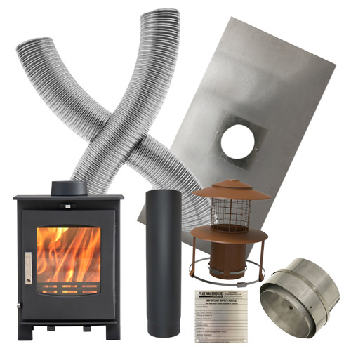 Wood burning multifuel stove - multifuel,